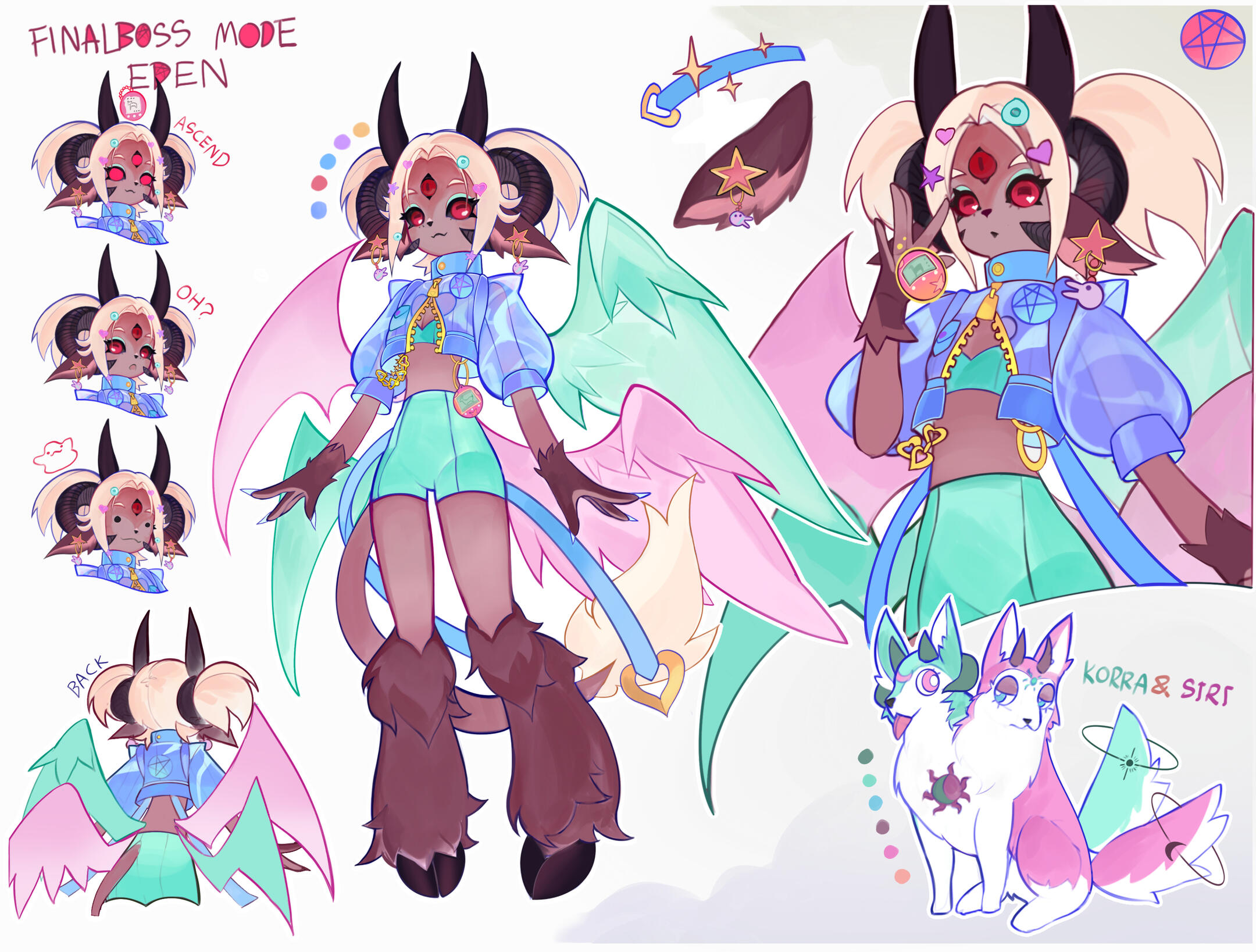 Official F I N A L B O S S M O D E Eden Reference Sheet